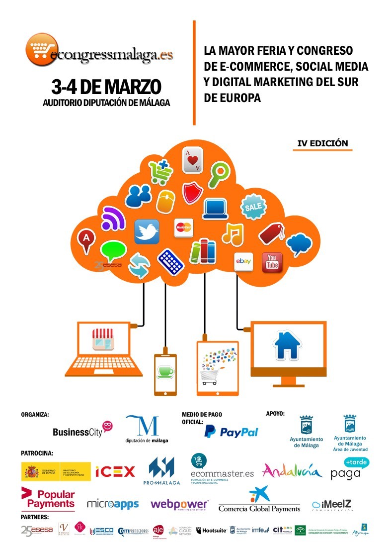 Cartel eCongress Málaga 2016