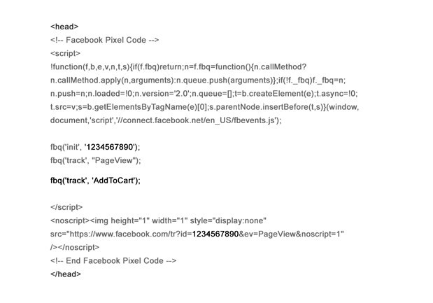 codigo pixel facebook ads