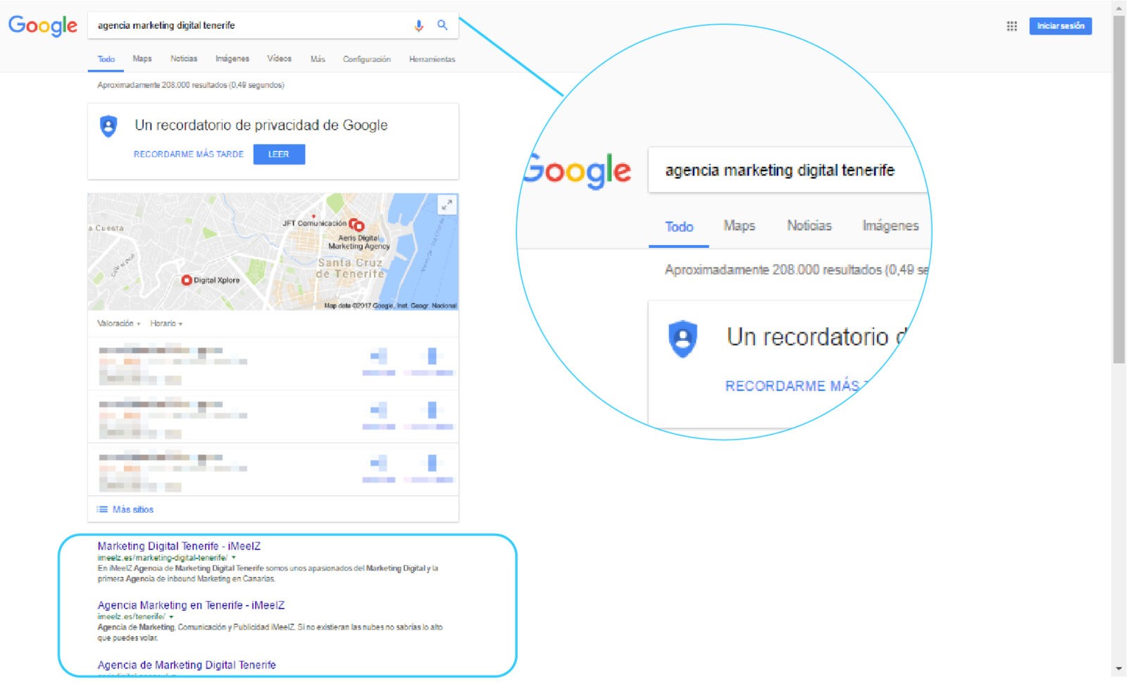 Posicionamiento SEO iMeelZ