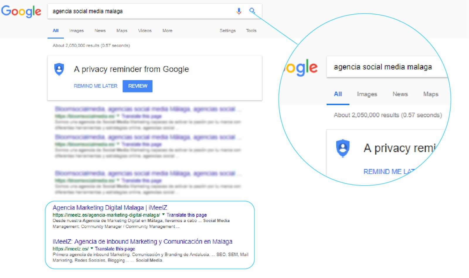 Posicionamiento SEO iMeelZ 6-01