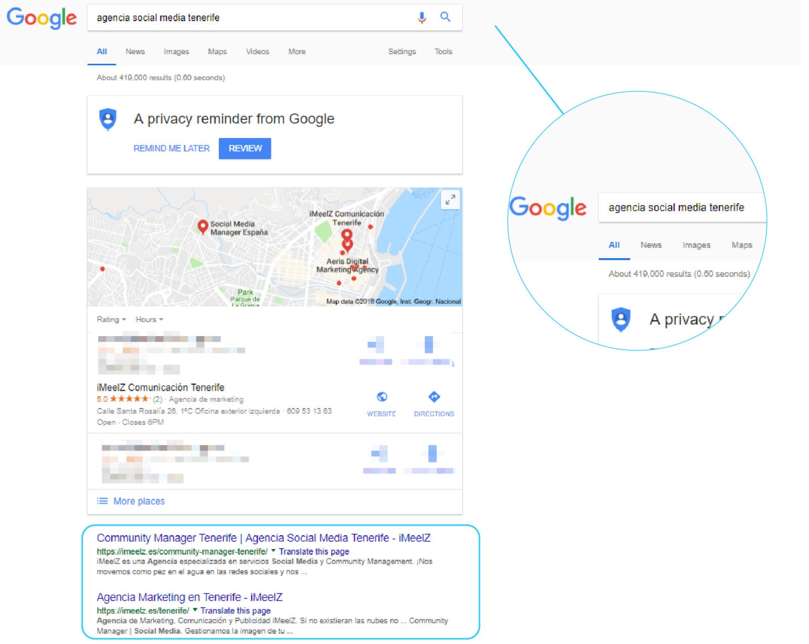 Posicionamiento SEO iMeelZ 7-01